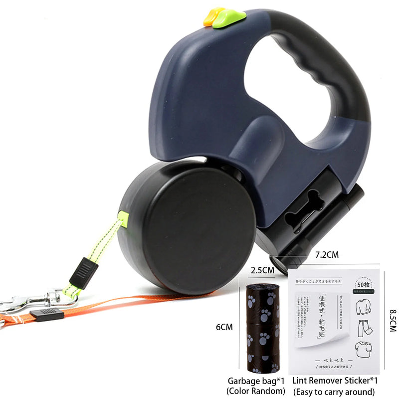 Double Retractable Dog Leash